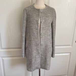 Zara Gray Teddy Jacket